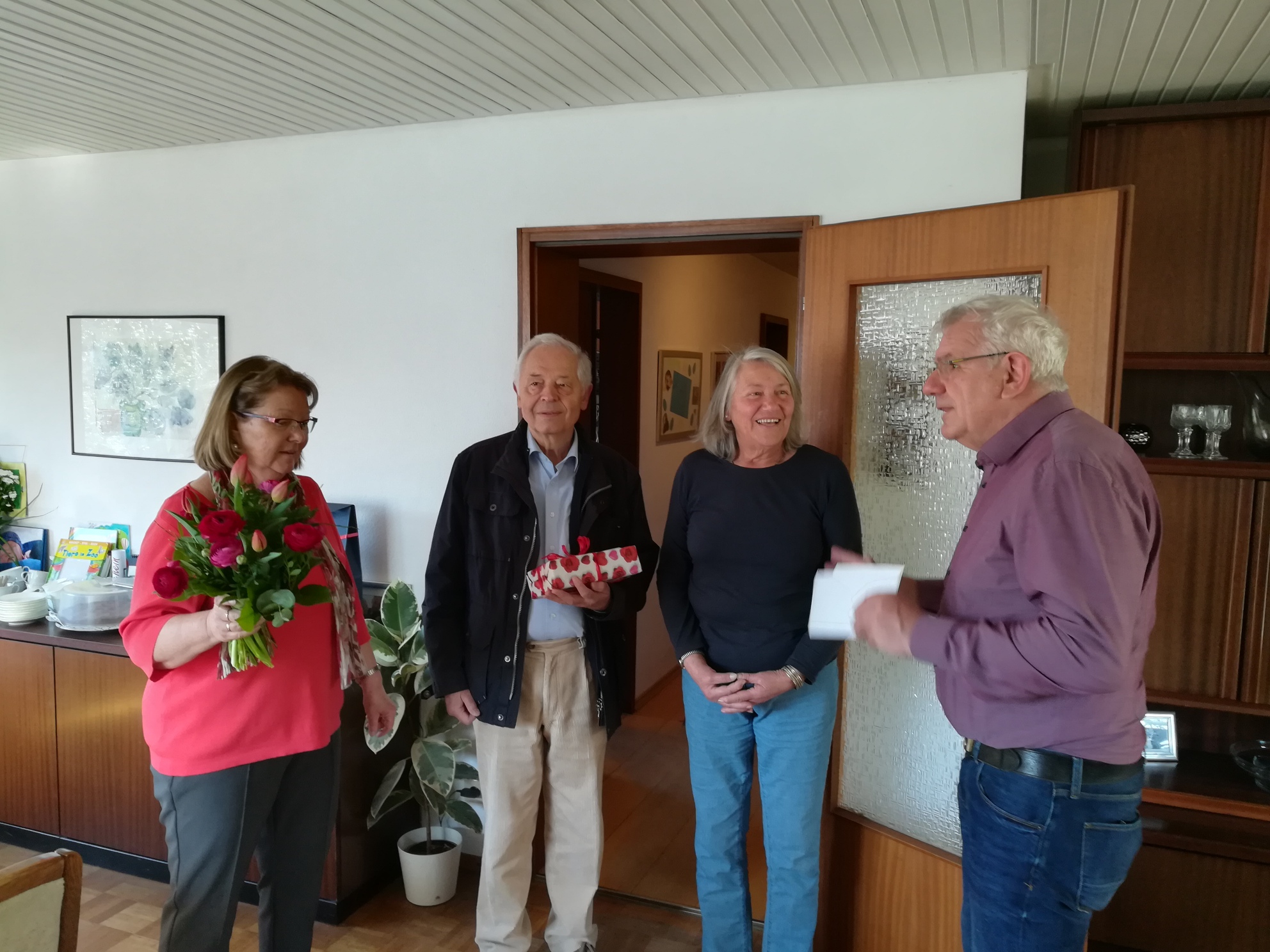 Die SPD Wettersbach gratuliert Marija Berger zum 70. Geburtstag (c)SPD Wettersbach